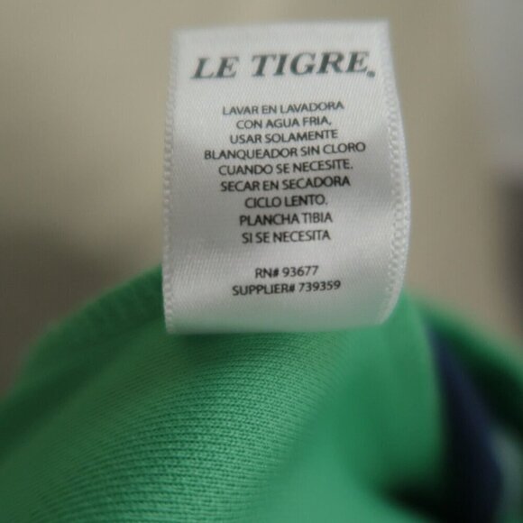 Vintage Y2K Le Tigre Cropped Pants Green Blue Capris Drawstring Women's Small - Picture 15 of 15